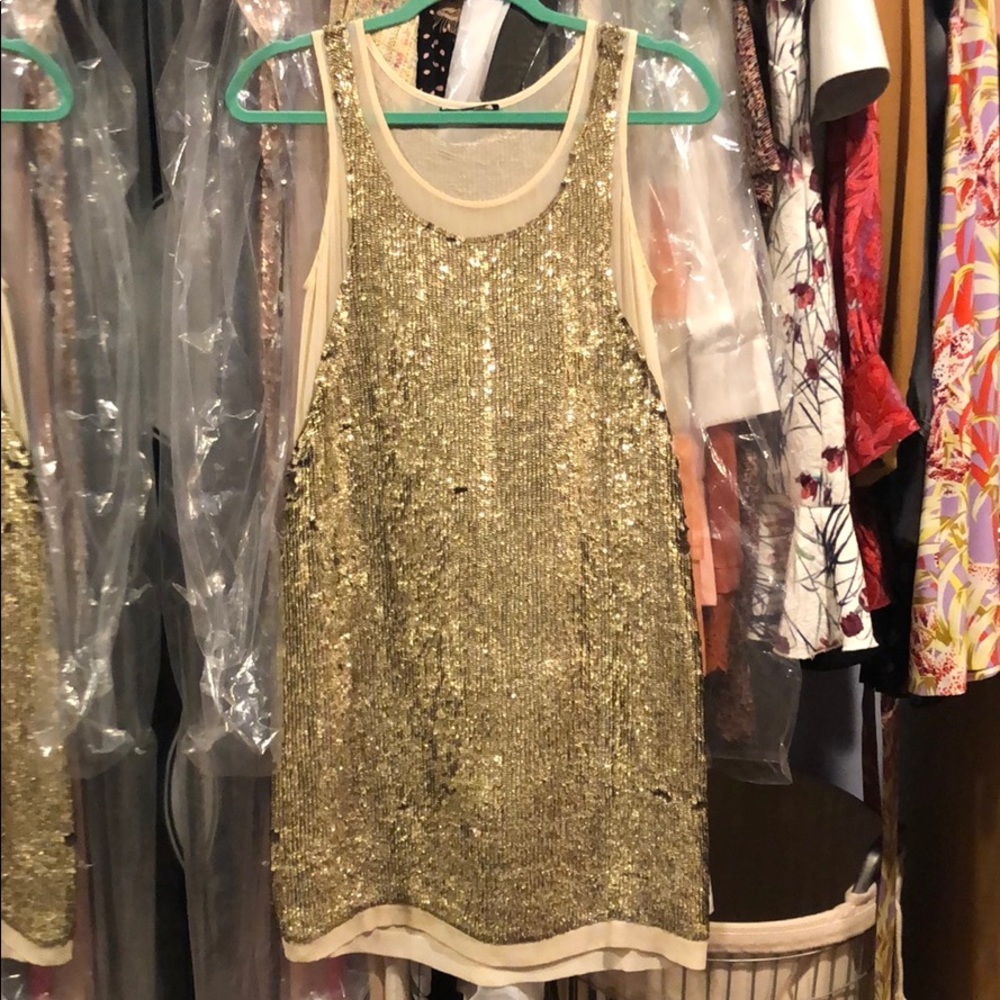 Sequin mini dress by Massimo Dutti